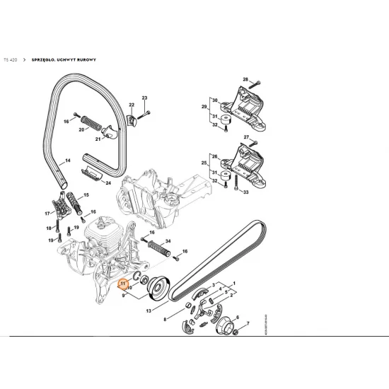 STIHL Pierścień zabezpieczający 28x1,2 9456 621 3100